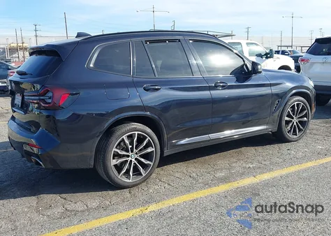 2022 BMW X3 Sdrive30I z USA, uszkodzony, nr VIN 5UX43DP07N9L57795